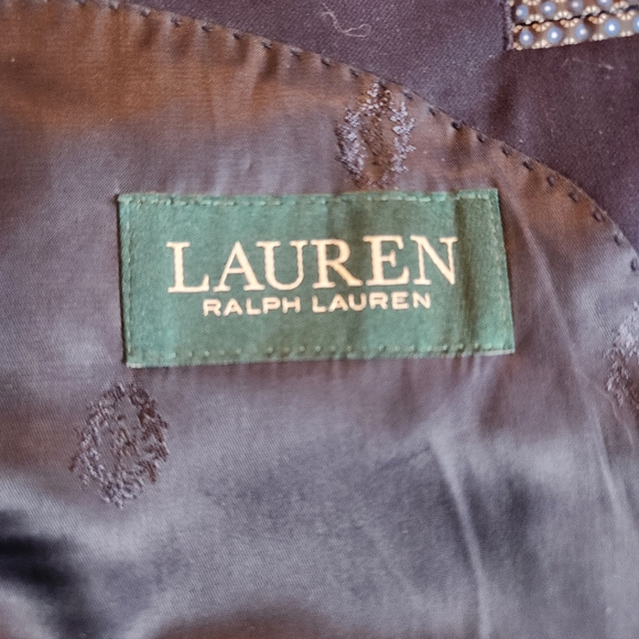 Lauren Ralph Lauren Men's Blue Wool Blend Suit Size 42S EUC - Picture 8 of 13